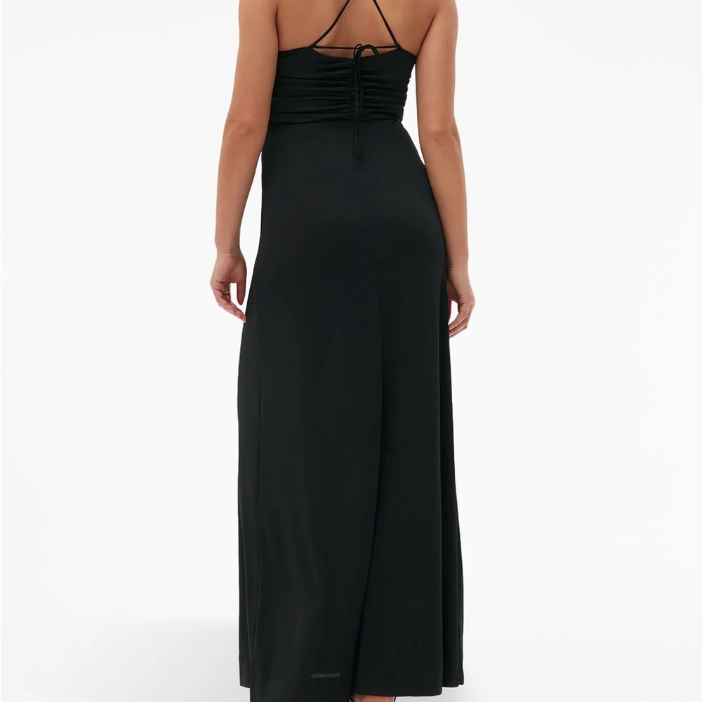 NWT Ganni Black Maxi Dress - Picture 2 of 11